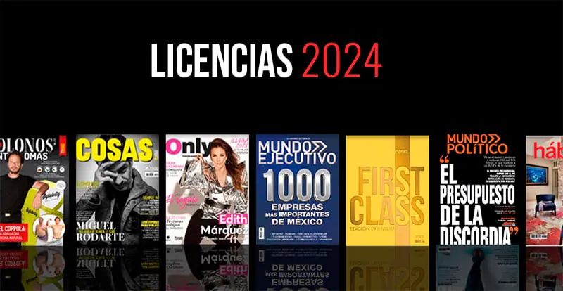 Portadas de las revistas incluidas en las licencias Mundo Ejecutivo
